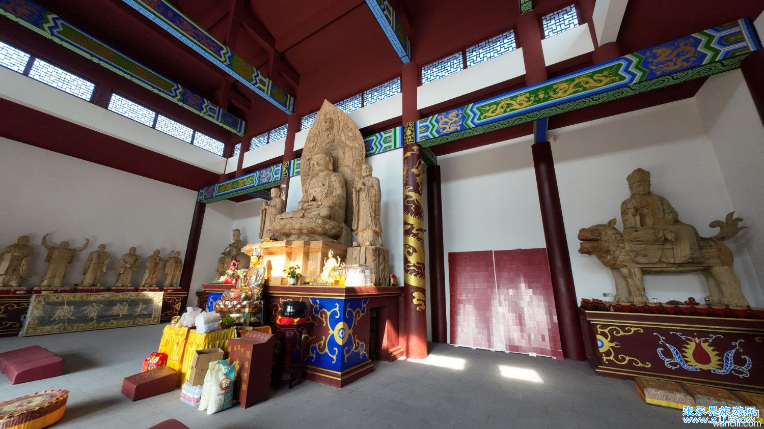 慈利县青山村慈善寺大殿已完工，但离正式开放还有一段距离