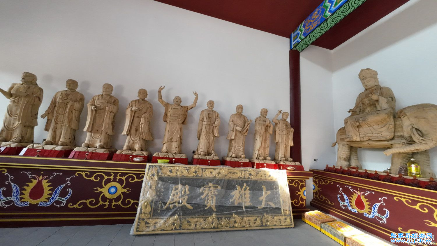 慈利县青山村慈善寺大殿已完工，但离正式开放还有一段距离
